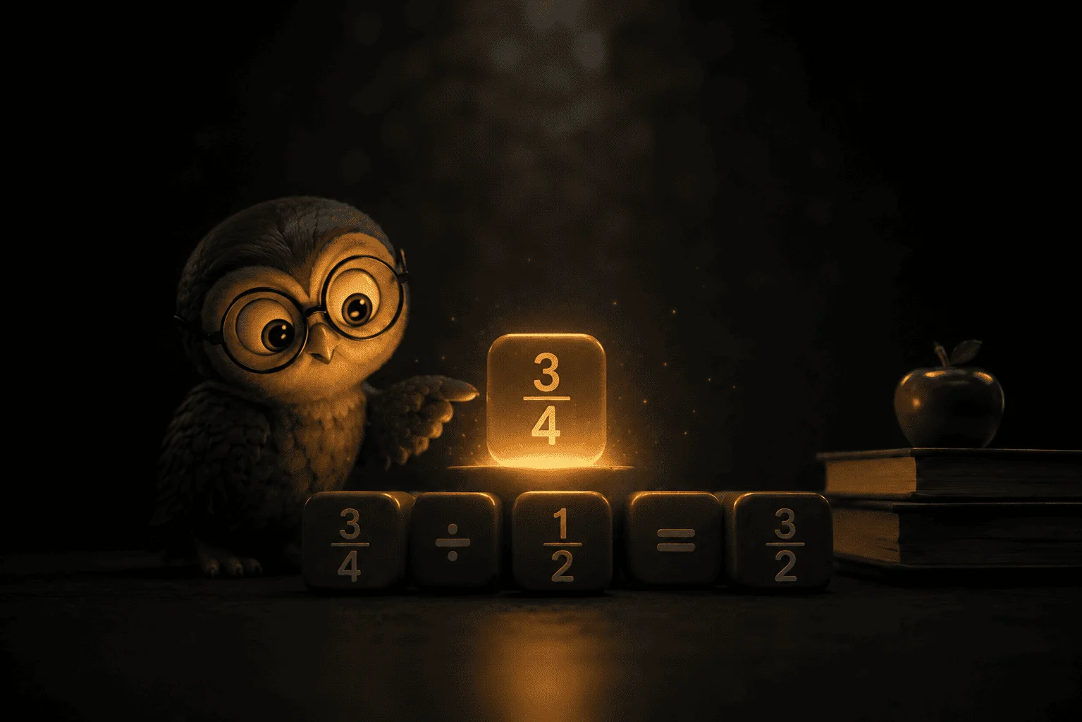 Operaciones con fracciones: suma, resta, multiplica y divide paso a paso (actividad interactiva)